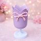 Tulip-shaped pen holder - pen rack - creative desk decoration - refined (Purple)