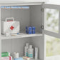 Medicine box - 7-day medicine box - Weekly pill box - Portable pill box for travel - Easy to open - 8 compartments - For storing vitamins and medicines - Blue