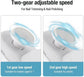 3-in-1 Electric Nail Clipper with LED Polishing Function – Safe Nail Cutting and Care for Seniors and Adults（White）