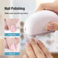 3-in-1 Electric Nail Clipper with LED Polishing Function – Safe Nail Cutting and Care for Seniors and Adults（White）