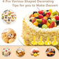Cookie Press Set - With 20 Molding Plates & 4 Nozzles - For Making Cookies in Different Shapes