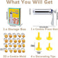 Cookie Press Set - With 20 Molding Plates & 4 Nozzles - For Making Cookies in Different Shapes