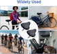 2-Piece Waterproof Bicycle Saddle Cover Set - Black - Rain Cover for Bicycle Saddle - Sun and Dust Resistant - With Drawstring - Unisex - Suitable for MTB, Road Bike & E-Bike