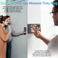 Wireless Doorbell with Camera - 1080P Image & 4.5 Inch Screen - No WiFi Required - Range Up to 120m - Night Vision