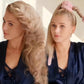 3 Piece Hair Rollers - Curling Iron for Women - Includes Storage Bag - Creates Long-Lasting Curls Without Heating (Beige)