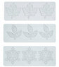 Baking Molds (3-Piece Set) - Silicone Baking Molds - Maple Leaf, Clover, and Snowflake Patterns - Suitable for baking chocolate, candy, and cupcakes, this is a handy tool for creating fun homemade desserts