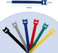 Cable Clips - 120 Pieces - Reusable Cable Ties - Cable Ties for Data Cable Management - Ideal for Cable Management in the Home, Office, Garden and More - Available in 6 Mixed Colors