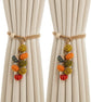 Curtain Bows - Cute Cartoon Pumpkin Curtain Bows - Christmas and Halloween Curtain Hooks