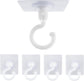 5-pack self-adhesive hooks - Extra strong adhesive hooks - Transparent wall hooks - Self-adhesive - No drilling required - Suitable for bathroom, kitchen, office, bedroom