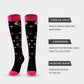 7 pairs of sports compression socks for cycling, running, compression stockings, nursing tights and fitness compression stockings (S/M)