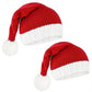 2 Santa Claus Hats - Hats - Christmas Hats - Christmas Costumes - Santa Claus Hats - Santa Claus Hats for Adults