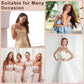 1 round bra cup - strapless invisible silicone - transparent push-up bra - seamless design - front closure - beige - B
