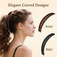 2-pack banana hair clips - Banana hair comb - Double comb - Long hair clip - Fishtail hair clip - Suitable for women and girls