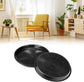 Plant bowls - 6 pieces - Round plant bowls - For flower pots, garden bowls and planters - Black