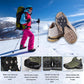 Snow boots with non-slip soles - Set of 4 - Safe walking on icy and snowy roads - Suitable for size L (35-45) - Non-slip studs - Suitable for winter walking, hiking, jogging, strolling and mountaineering