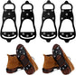 Snow boots with non-slip soles - Set of 2 - Safe walking on icy and snowy roads - Suitable for size M (40-45) - Non-slip studs - Suitable for winter walking, hiking, jogging, strolling and mountaineering