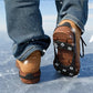 Snow boots with non-slip soles - Set of 2 - Safe walking on icy and snowy roads - Suitable for size M (40-45) - Non-slip studs - Suitable for winter walking, hiking, jogging, strolling and mountaineering
