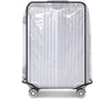 Luggage Cover - Transparent PVC Material - Waterproof and Scratch Resistant - Semi-transparent Luggage Cover - Suitable for Business Travel and Daily Use - 28
