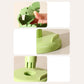 4 Pack Leaf-Shaped Silicone Pot Trivets with Tree Storage Stand, Heat Resistant Non-Slip Mats for Hot Pots and Pans, Green
