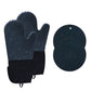 Quilted Cotton Terry Oven Mitts, Pot Holders, Kitchen Brushes, Set of 5, Heat Resistant, Silicone Handles, Shake