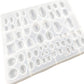 Large Silicone Resin Jewellery Casting Mould, Pendant and Earring Making Mould for Epoxy Resin, DIY Craft Projects and Gift Making