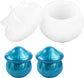 Mushroom Jar Silicone Resin Mould with Lid, Epoxy Casting Mould for DIY Trinket Boxes, Jewellery Storage, Candy Containers and Crafts