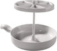 Microwave Bacon Cooker Rack with Vertical Hanging Slots and Grease Drip Tray for Crisp Low-Fat Bacon in Kitchens and Dorms