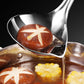 Reheyre Scalding Resistant Stainless Steel Soup Ladle with Long Handle - Cookware Supplies S As the picture