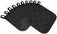 5Pcs Kitchen Pot Holders Set Heat Resistant Pure Cotton Potholders Kit Trivets Large Coasters Hot Pads Pot Holders for Everyday Cooking and Baking by 6.5 x 6.5 Inch Black