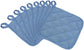 5Pcs Kitchen Pot Holders Set Heat Resistant Pure Cotton Potholders Kit Trivets Large Coasters Hot Pads Pot Holders for Everyday Cooking and Baking by 6.5 x 6.5 Inch Blue
