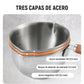 Cooking Utensils , Stainless Hot Oil Pot with Wooden Handle New Oil Pot Container for Kitchen Cooking Oil Strainer Pot A