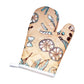 Oven Mitts , Oven Oven Heat Oven Glove Polyester Floral Printed Pot Holder Microwave Glove Thickened Microwave Bakeware H