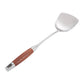 Metal Spatula Cooking Utensils Metal Spatula for Skillet Stainless Grill Bbq Spatulas Wide Long Wood Handle