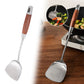 Metal Spatula Cooking Utensils Metal Spatula for Skillet Stainless Grill Bbq Spatulas Wide Long Wood Handle