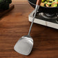 Metal Spatula Cooking Utensils Metal Spatula for Skillet Stainless Grill Bbq Spatulas Wide Long Wood Handle
