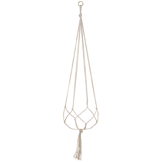 Plant Hanger Flower Pot Plant Holder for Indoor Outdoor Decorations,Indoor Hanging Planter Holder, Hanging Baskets for Plant, 1X Hanging Basket Net Bag Plant Hangers Brown