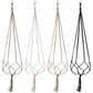 Plant Hanger Flower Pot Plant Holder for Indoor Outdoor Decorations,Indoor Hanging Planter Holder, Hanging Baskets for Plant, 1X Hanging Basket Net Bag Plant Hangers Brown