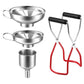 Canning Supplies Starter Kit for Beginner Home Canning Tool Canning Pot Stainless Steel Canning Equipment for Food Fruit