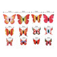 Decorate, Vase Decoration , 12Pcs Butterfly Stakes Outdoor Yard Planter Flower Pot Bed Garden Decor Yard Art Red