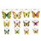 Decorate, Vase Decoration , 12Pcs Butterfly Stakes Outdoor Yard Planter Flower Pot Bed Garden Decor Yard Art Red Yellow