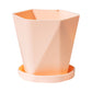 Flower Pots , Gardening Suppliesbalcony Household Plastic Flower Pot Resin Nordic Thicken Large Flower Pot, Suitable for Indoor and Outdoor Green Plant Planting White Z1-Pink