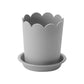 Flower Pots , Garden Supplies Promotion! Plastic Plant Pots for Plants With Saucers Indoor Set of 1 Plastic Planters Modern Flower Pot With Hole for All House Plants Herbs Flowers Or4 Z5-GY2