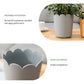 Flower Pots , Garden Supplies Promotion! Plastic Plant Pots for Plants With Saucers Indoor Set of 1 Plastic Planters Modern Flower Pot With Hole for All House Plants Herbs Flowers Or4 Z5-GY2