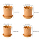 Flower Pots , Garden Supplies Promotion! Plastic Plant Pots for Plants With Saucers Indoor Set of 1 Plastic Planters Modern Flower Pot With Hole for All House Plants Herbs Flowers Or4 Z5-OR1