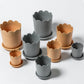 Flower Pots , Garden Supplies Promotion! Plastic Plant Pots for Plants With Saucers Indoor Set of 1 Plastic Planters Modern Flower Pot With Hole for All House Plants Herbs Flowers Or4 Z5-OR1