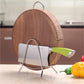 Eewia Rack Clearance! Stainless Steel Cutting Board Rack Household Pot Cover Rack Sitting Kitchen Chopping Board Shelving Shelving Sticky Board Cutting Board Rack Countertop, Include 1*Storage Rack Silver