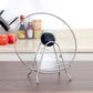 Eewia Rack Clearance! Stainless Steel Cutting Board Rack Household Pot Cover Rack Sitting Kitchen Chopping Board Shelving Shelving Sticky Board Cutting Board Rack Countertop, Include 1*Storage Rack Silver
