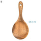Cooking Utensils ! Wooden Rice Spoon Rice for Rice Potato Desserts Teak Wood Rice Serving Spoon Rice Cooker Spatula 7*3.2Inch, Cooking Utensils Promotion Include Rice Spoon X1 Khaki