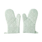 Oven Mitts ! Premium Silicone Slip Oven Set Soft Flexible Oven Gloves Heat Kitchen Cooking Mitts Hands From Hot Surfaces Cookie Sheets Pair Set of 2, Include 1 Pair of Gloves Green