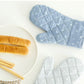 Oven Mitts ! Premium Silicone Slip Oven Set Soft Flexible Oven Gloves Heat Kitchen Cooking Mitts Hands From Hot Surfaces Cookie Sheets Pair Set of 2, Include 1 Pair of Gloves Grey